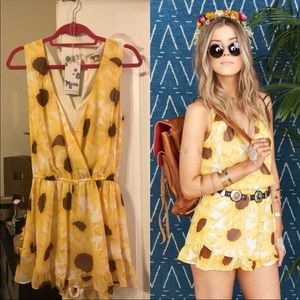 Show Me Your Mumu Orig. Sunflower Club Riri Romper